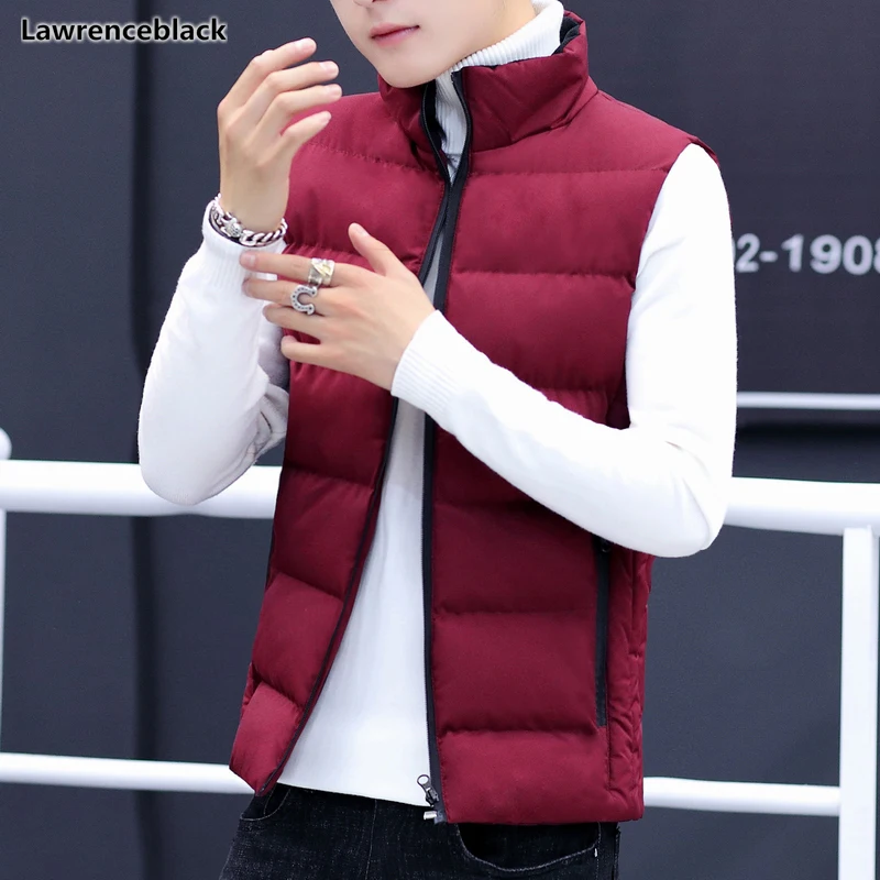 men's winter vest plus size Thicken Waistcoat jacket sleeveless men