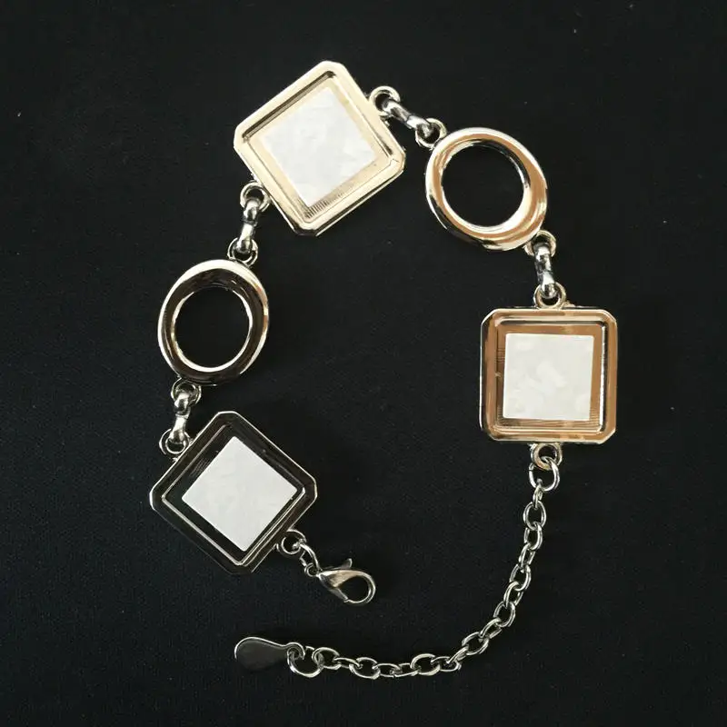 Браслеты для сублимации модные 5 цветов браслет ювелирные изделия для термотрансферной печати новинка женские ювелирные изделия оптом - Окраска металла: A003