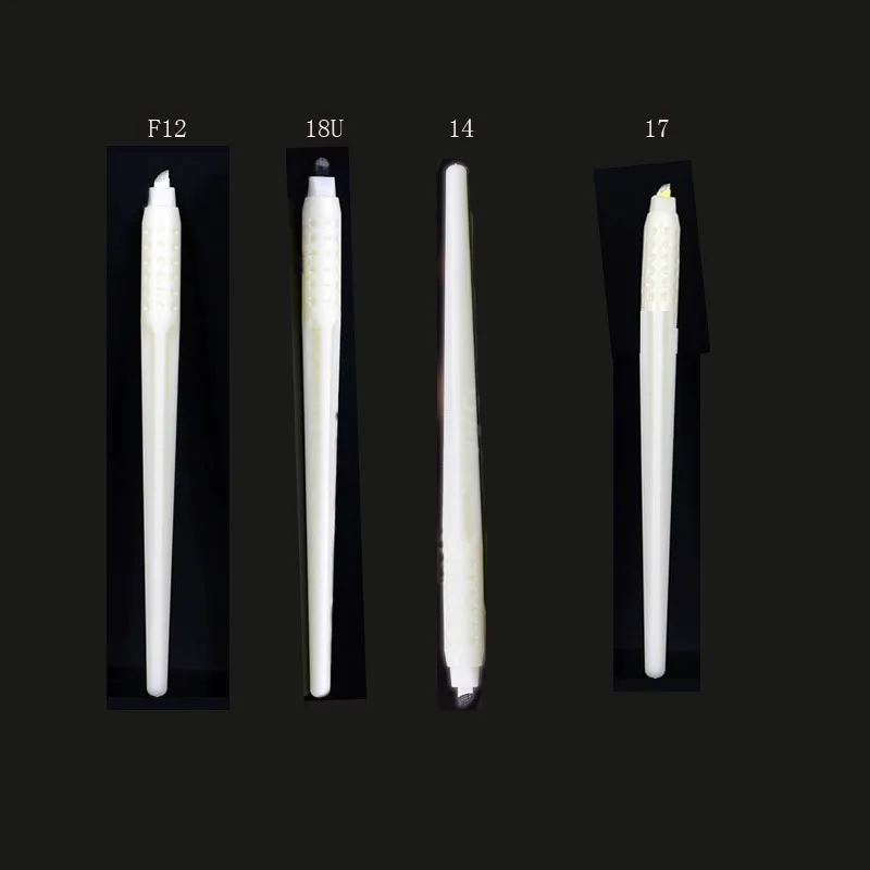 

5Pack Of Disposable Sterile Microblades Handmake Pen Disposable Eyebrow Microblading Manual Pen For F12/14/17/18U Needles