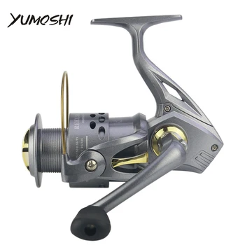 

yumoshi new wheels 2018 spinning fishing reel 5.2:1 13BB 2000-7000 series reel Spinning wheel pesca Sea lure fishing reels CT