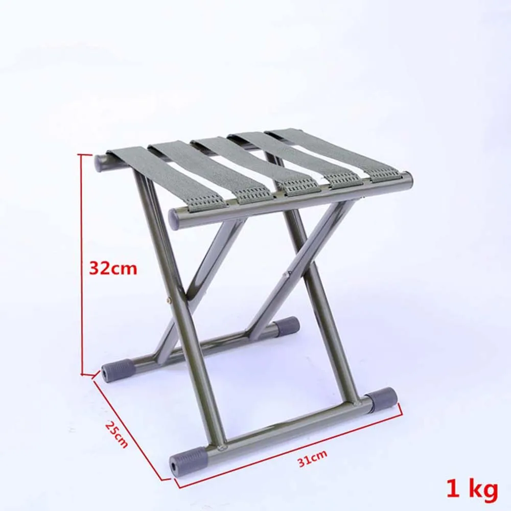 Складной стул для рыбалки Открытый складной Ультра легкий пляжное сиденье портативный рюкзак для турпохода, из алюминия сплав стул для