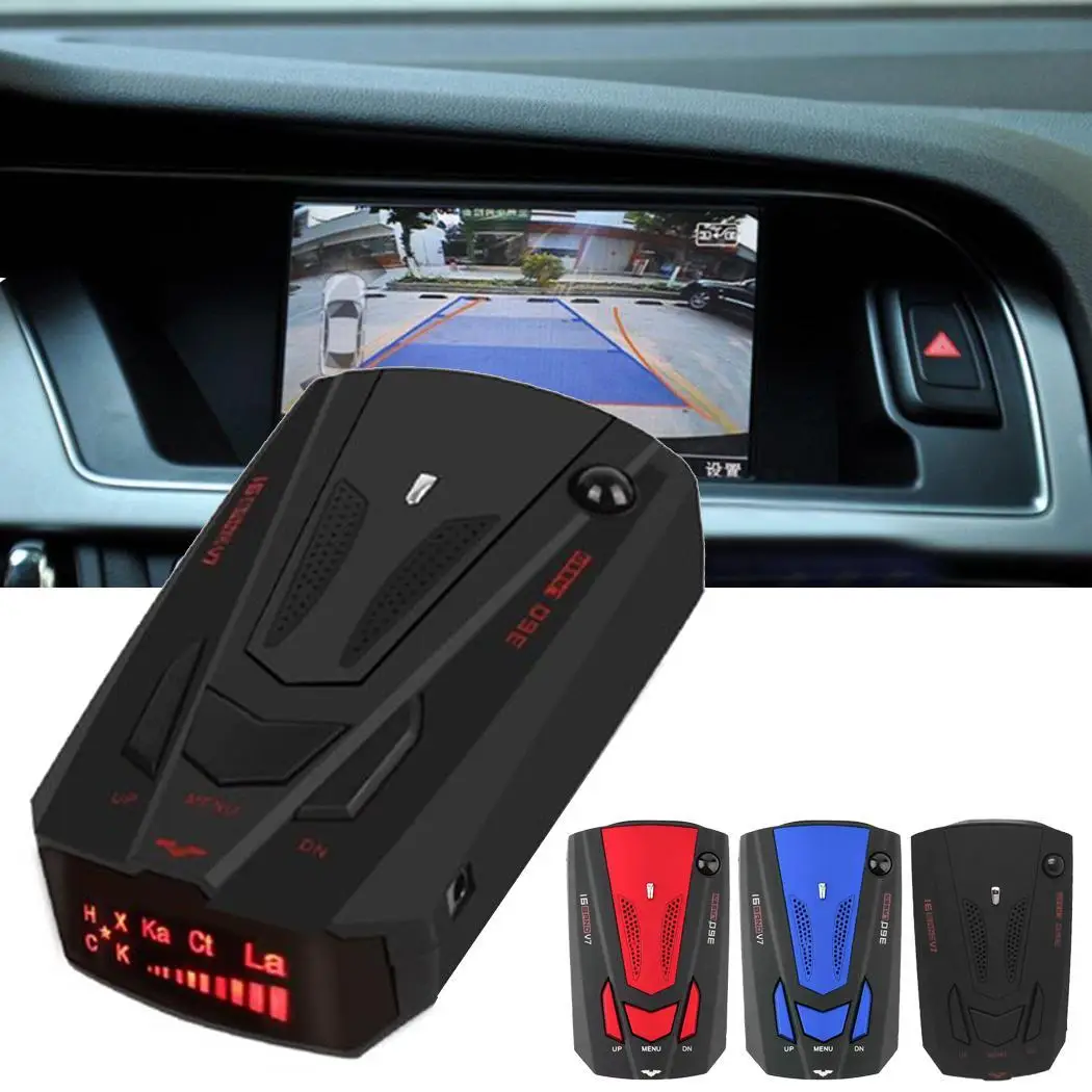 

Car Voice Alert Laser V7 LCD Display Security Alert, Laser, 360 Degrees Generic GPS Speed Radar Detector