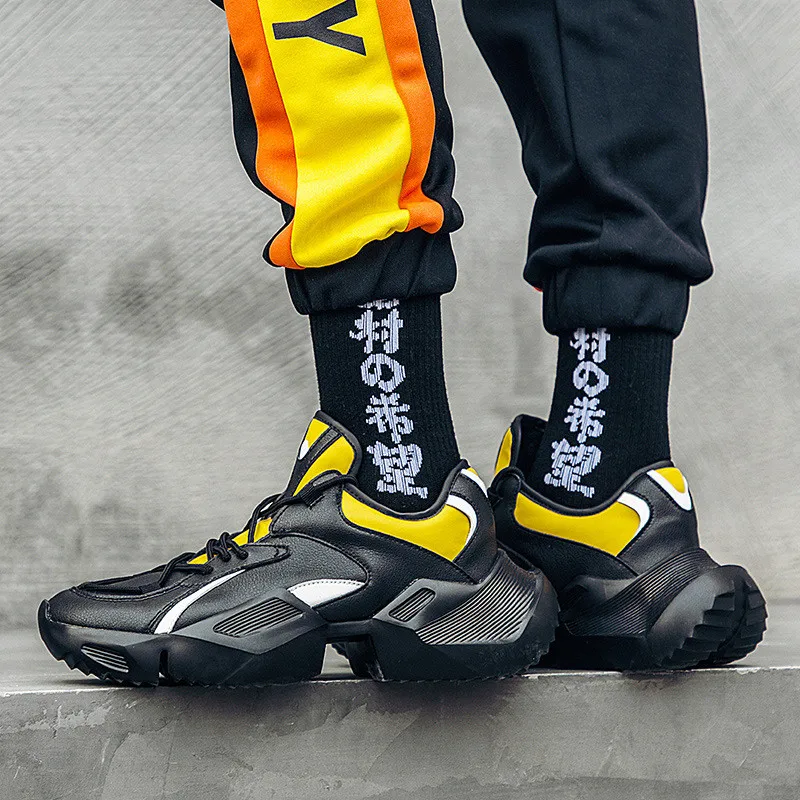 

2019 Casual men chunky Sneakers Hip Hop Shoes japan fashion sneaker high platform Shoes zapatillas deportivas hombre #y3