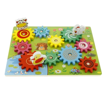 

Building Block Gears Puzzle Bricks Educational Game For Children Baby Toy