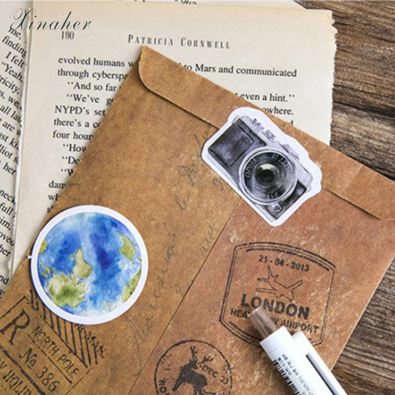 XINAHER-45-pcs-box-Gift-of-life-Creative-mini-paper-sticker-package-DIY-diary-decoration-sticker