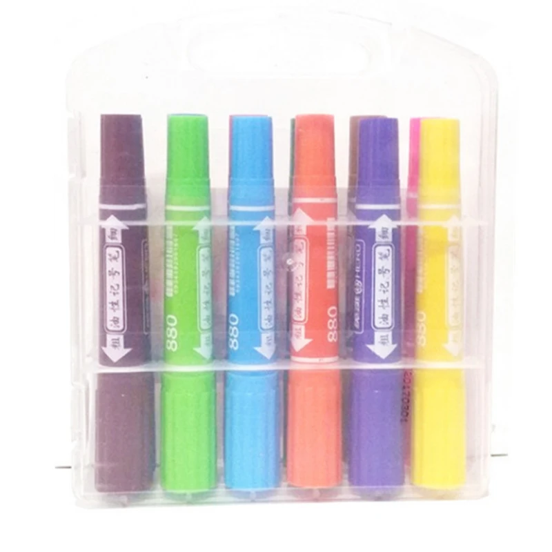 12 цветов акварельные ручки-Щетки Набор мягкие Цветные Маркеры Ручка для рисования манга комический почерк