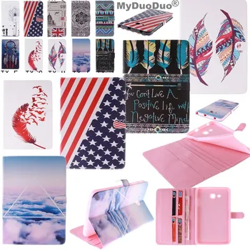 

Tablets Case For Samsung Galaxy Tab 3 Lite 7.0 T110 T111 SM-T110 PU Leather Flip Book Stand Soft Back Cover Case Protector Shell