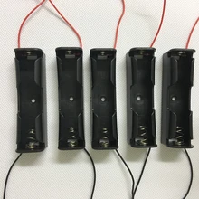 18650 battery holder Storage Box Case for 5X1X18650 With Wire Leads 3.7V Plastic Wholesale Turmera 5PCS Battery Holders JA13