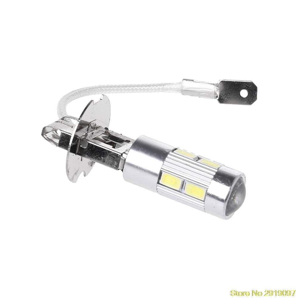 Алюминиевый H3 белый 10 светодиодный 5630 SMD противотуманный светодиодный фонарь для автомобиля задний Поворотный Светильник дальнего света