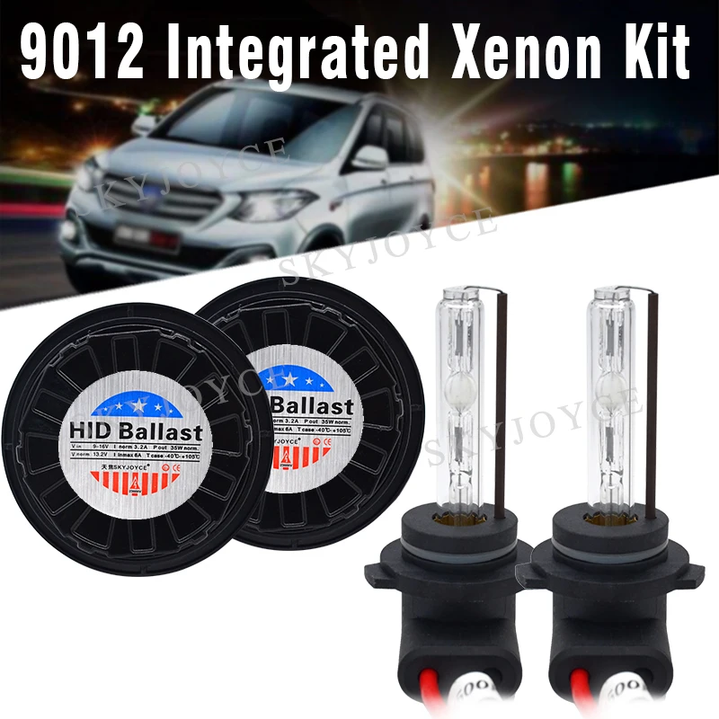 2020 SKYJOYCE All In One 9012 Hir2 xenonlight HID Kit 35W 5500K bixenon Projector bulb IX35 2014-2016 hid Canbus | Автомобили и
