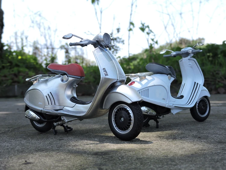 Художественный Ретро стиль 1/12 специальный литой металл VESPA 946 мотоцикл Настольный дисплей Коллекция Модель