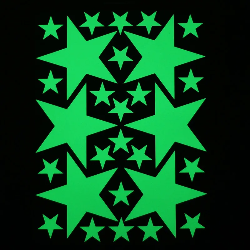 

49pcs Stars Glow in the Dark Wall Stickers for Kids Rooms/28pcs Children Boy Girl Bedroom Ceiling Luminous Vinyl Starry Decals