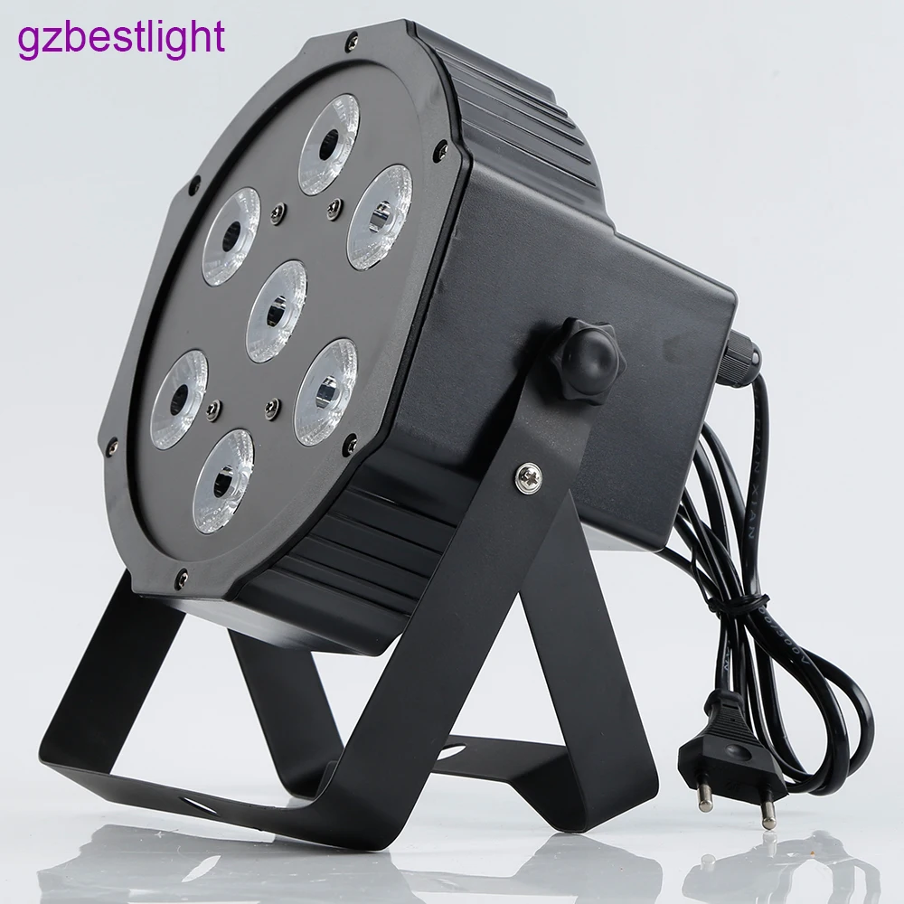 Белый dj сценический светильник s led par dmx 7x12 Вт красочный par led светильник для ночного шоу