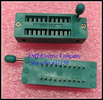 

IC Test Universal ZIF Socket 20pin dip 2.54mm IC Socket pitch