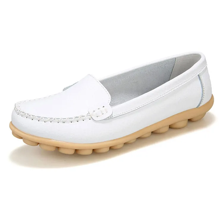 patent flat shoes women's