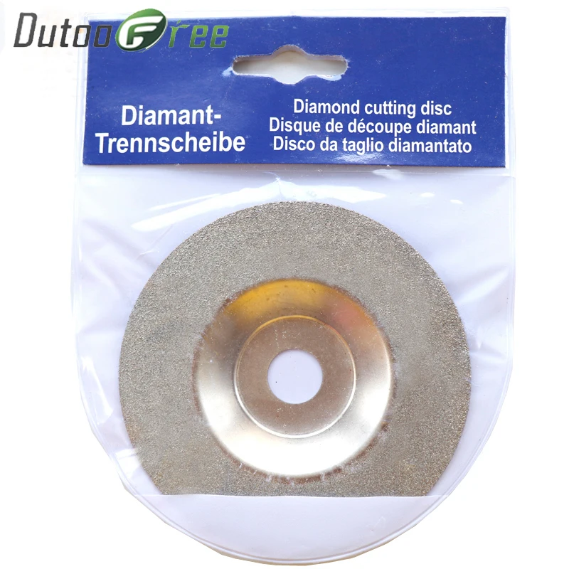 Dutoofree 100 мм Dremel интимные аксессуары Diamond резка диск покрытием небольшой круглый заостренный лезвие шлифовальные круги для роторный