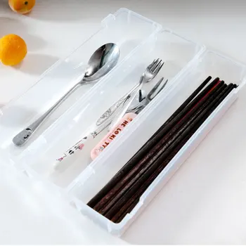 

Household Kitchen Transparent Food Canister Space-saving Tableware Storage Box Plastic Sealed Cans Kitchen Storage Boxes