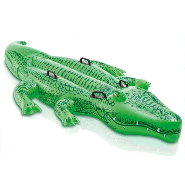 Big Crocodile Rides Adult Animal Inflatable Floating Mount Water Toy