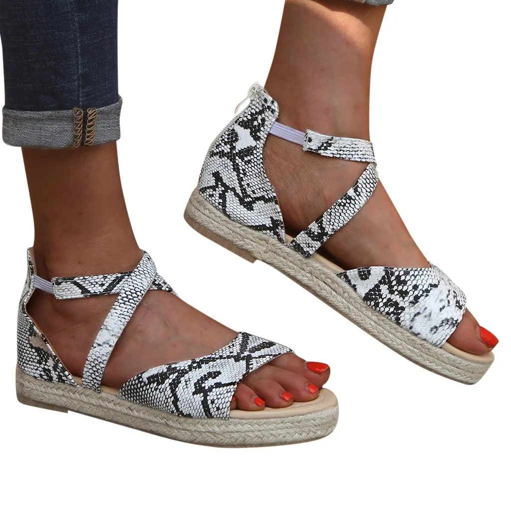 

Summer Sandals Women Fashion Sandals Leopard Wedges Women Sandals Platform Retro Peep Toe Sandals Zapatos Mujer Zapatos Mujer