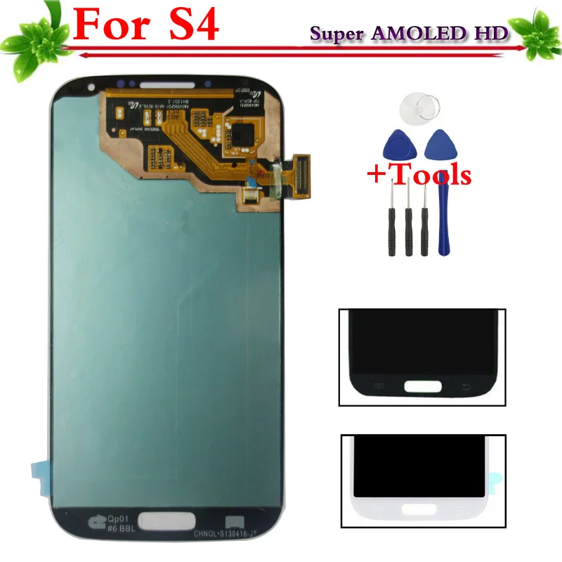 Super AMOLED HD ЖК дисплей для samsung Galaxy S4 i9505 i9500 i337 i9506 Дисплей сенсорный цифровой экран в