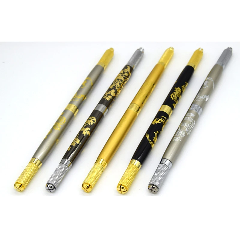 1 Pc Eyebrow Microblading Pen with 2 Blades Manual Tattoo for Permanent Makeup Tebori | Красота и здоровье