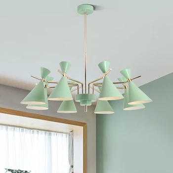 

Sample House led Chandelier Nordic Lights Living Room Lamp Modern Chandeliers Lighting Bedroom Pink Chandelier Dining Room Lamp