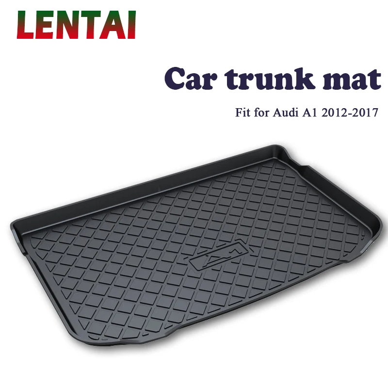 EALEN 1PC rear trunk Cargo mat For Audi A1 2012 2013 2014 2015 2016 2017 Boot Liner Tray Waterproof Anti-slip mat Accessories