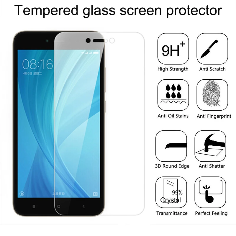 9H Tempered Glass For Xiaomi Redmi 4X Protector A1 5S Plus 4A 5X Note5 Pro Mix2S Protective Film huismerk kopen in de aanbieding 9H Tempered Glass For Xiaomi Redmi 4X Protector A1 5S Plus 4A 5X Note5 Pro Mix2S Protective Film huismerk kopen in de aanbieding