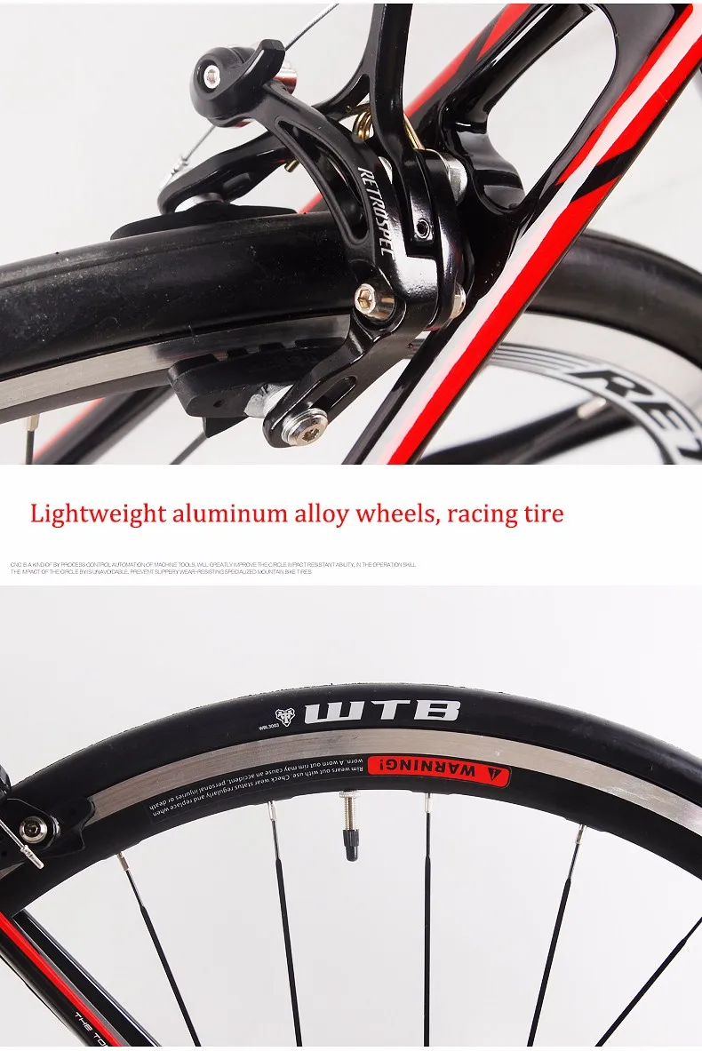 Perfect Free shippng carbon fiber road bike Shiman0 22-speed ultra-light speed bike men and women racing 9