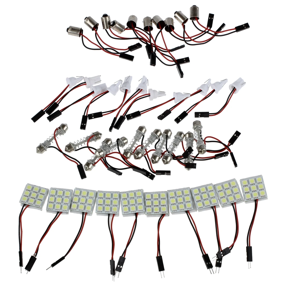 10X T10 9 SMD 5050 светодиодный чистый белый панельный светильник плафон гирлянда для салона Ba9s лампы