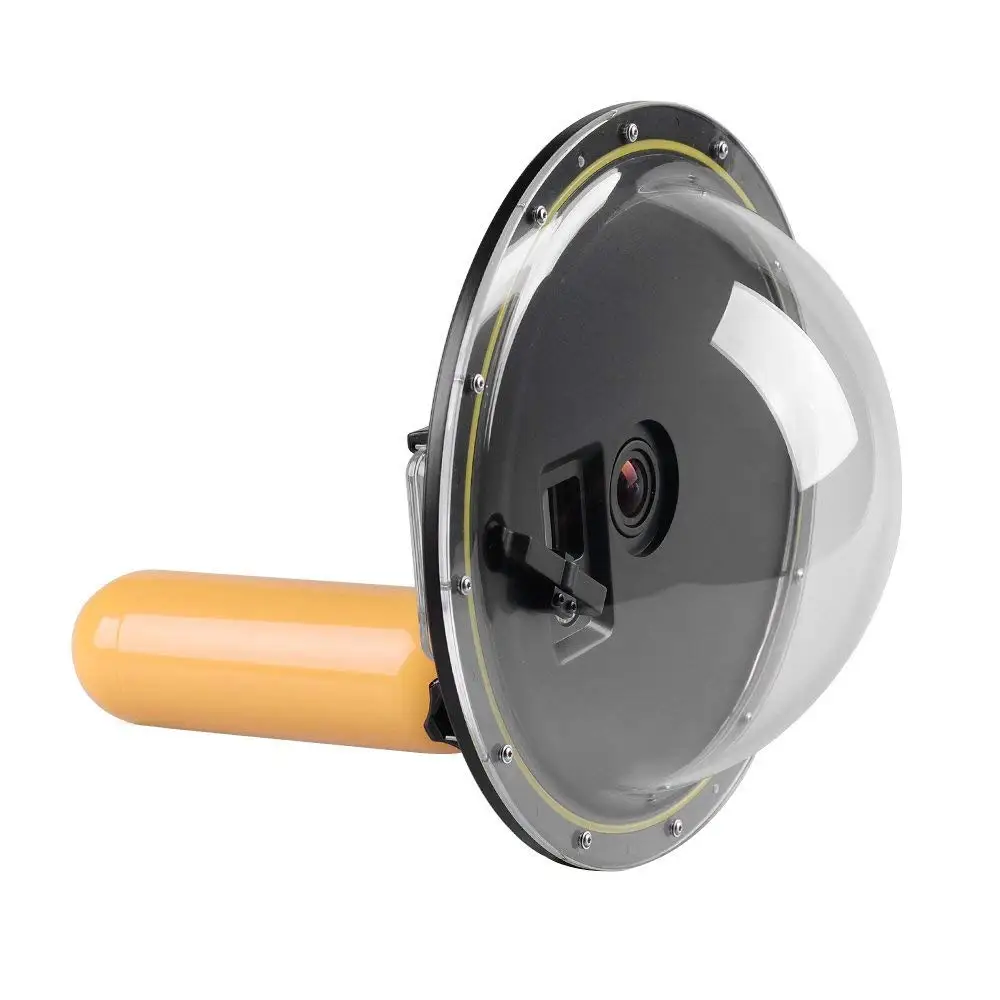 Suptig для Gopro аксессуары " 5 м водонепроницаемый прозрачный акриловый объектив купол порт с плавающей ручкой для GoPro Hero4 3+ 3 Экшн-камеры