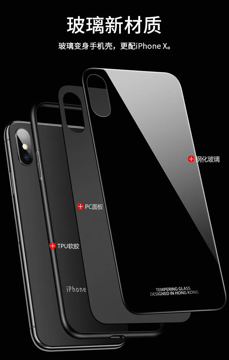 For Xiaomi Mi 9 Case Luxury 9H Hard Tempered Glass Protective Back Cover Case for xiaomi mi9 xiaomi 9 full cover phone shell