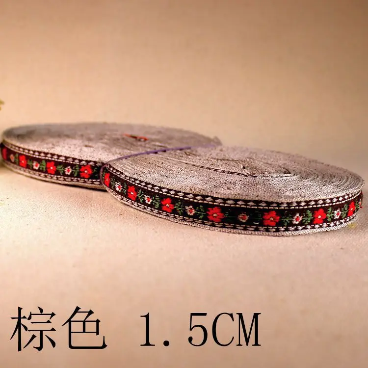 1 ярд/упаковка 5/8 &quot(15 мм) маленькая Цветочная вышитая лента аксессуары для волос