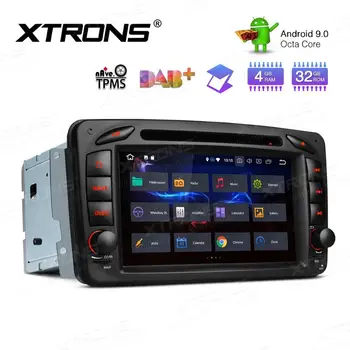 

New 7" Android 9.0 Car DVD Multimedia Navigation GPS Radio for Mercedes-Benz C-Class W203 2000-2004 & Viano/Vito W639 2003-2006