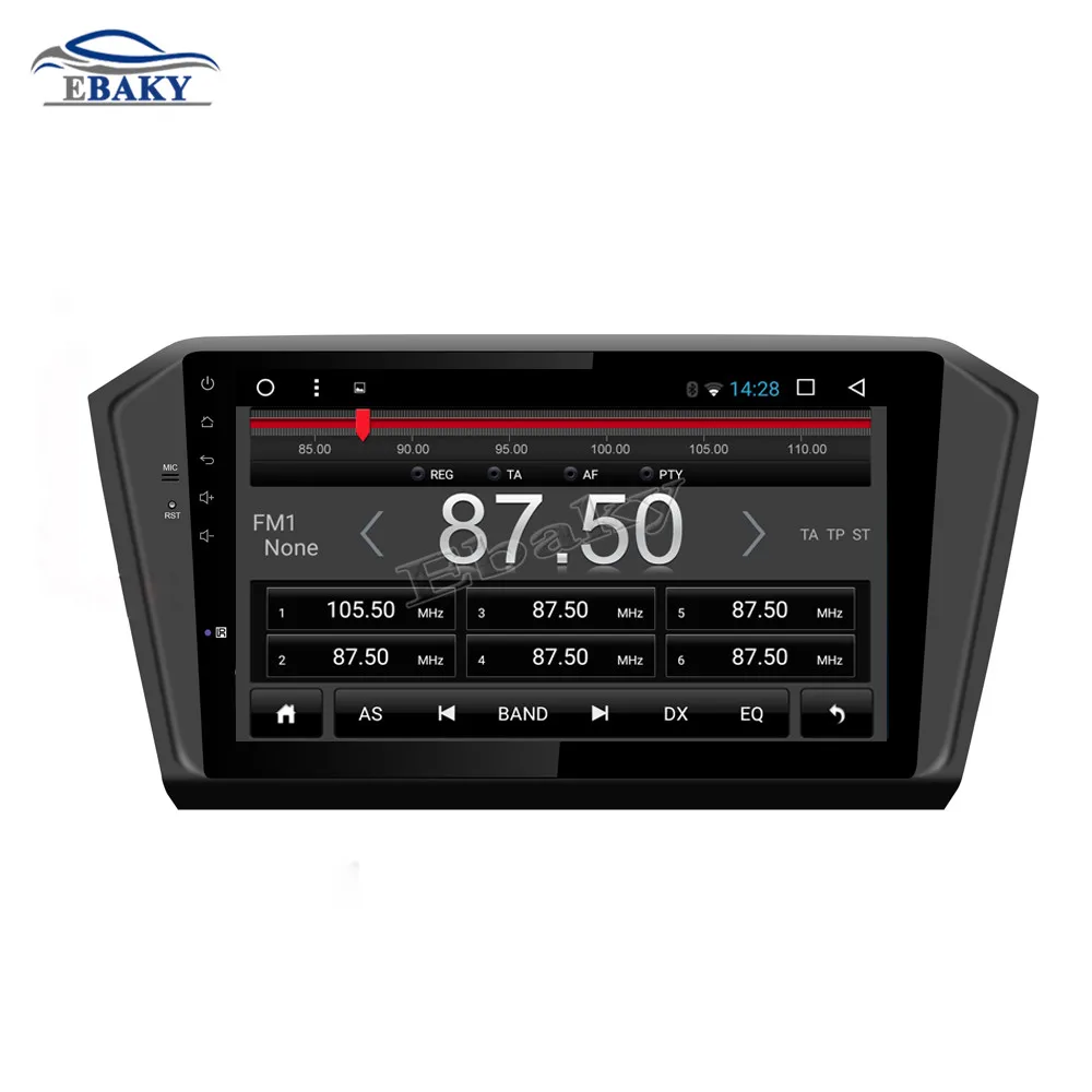 Flash Deal NaviTopia 10.1inch 1GB/2GB RAM Quad Core/Octa Core Android 7.1/8.1 Car DVD Radio for VW Magotan 2017 with GPS/wifi/maps 5