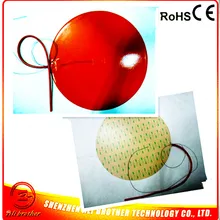 Силиконовая Резина 3D-принтеры нагреватель 220 В 500 Вт Диаметр 310*1.5 мм клей 1 сторона 100 К термистор 500 мм провод xd-h-d-1276