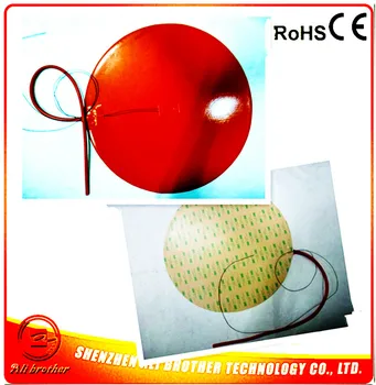 

Silicone Rubber 3D Printer Heater 220v 500w Diameter 310*1.5mm adhesive 1side 100k thermistor 500mm lead wire XD-H-D-1276