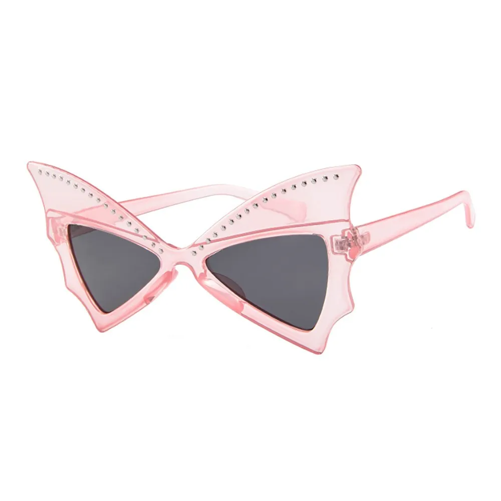 Sunglassess, для женщин, унисекс, Ретро стиль, в форме летучей мыши, очки с заклепками, Ретро стиль, очки для девушек, очки для защиты, солнцезащитные очки для женщин