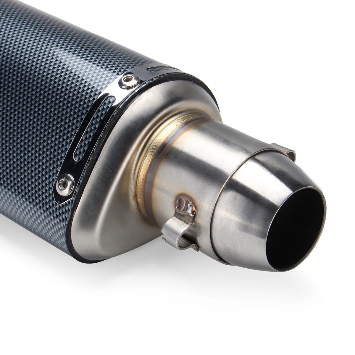 Universal motocicleta Akrapovic Escape silenciador sistema Racing Escape Echappement Moto para Yamaha Kawasaki pequeño ninja Z250