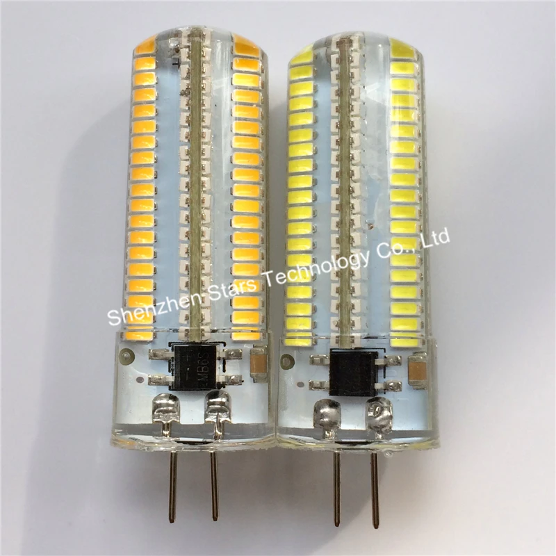 G4 G8 G9 E11 E12 SMD3014 152led 12 Вт AC110V AC220V светодиодные лампочки хрустальные люстры матовый кукурузной формы огни 10 шт./лот