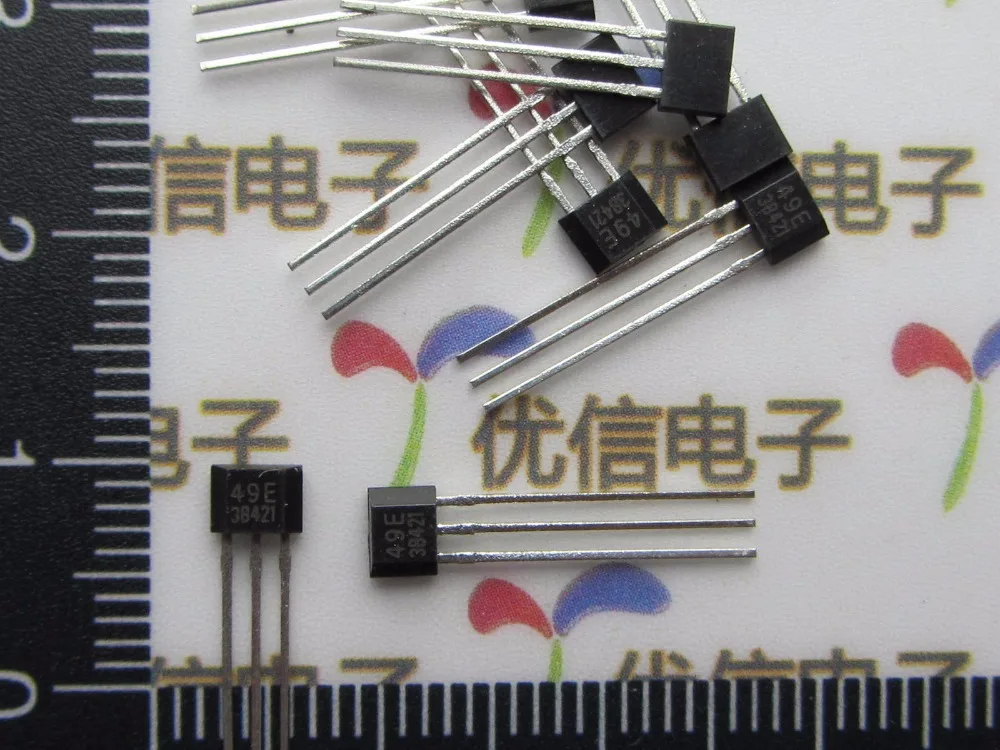 Free Shipping With Tracking 100pcs 49e Sensor S49e Hall Element Ss49e ...