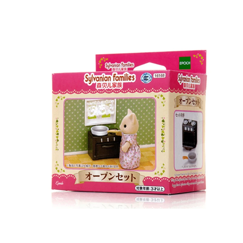 Набор мебели для кукольного дома Sylvanian Families кухонный духовой набор подарок