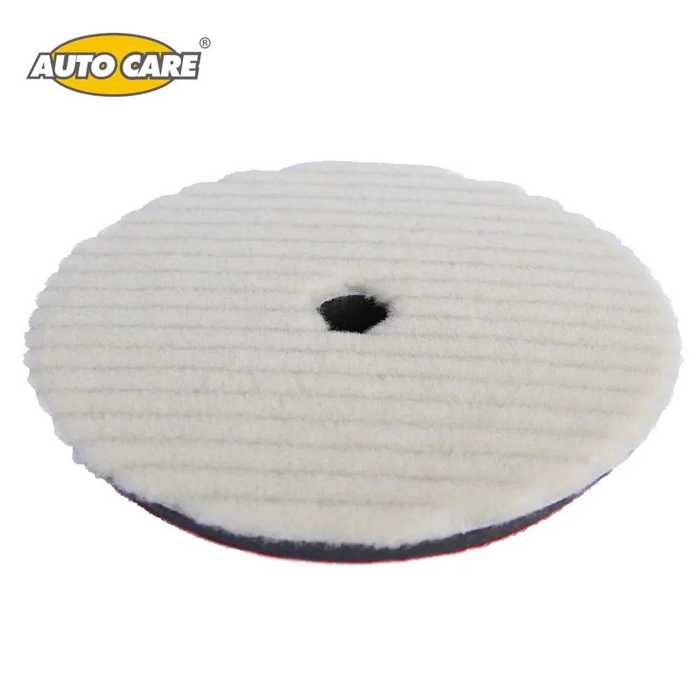 

7" Wool Ball Buffing Wheel Self-adhesive Sponge Sandwich Polishing Disc Waxing Wheel Car Polisher Sander Accessories