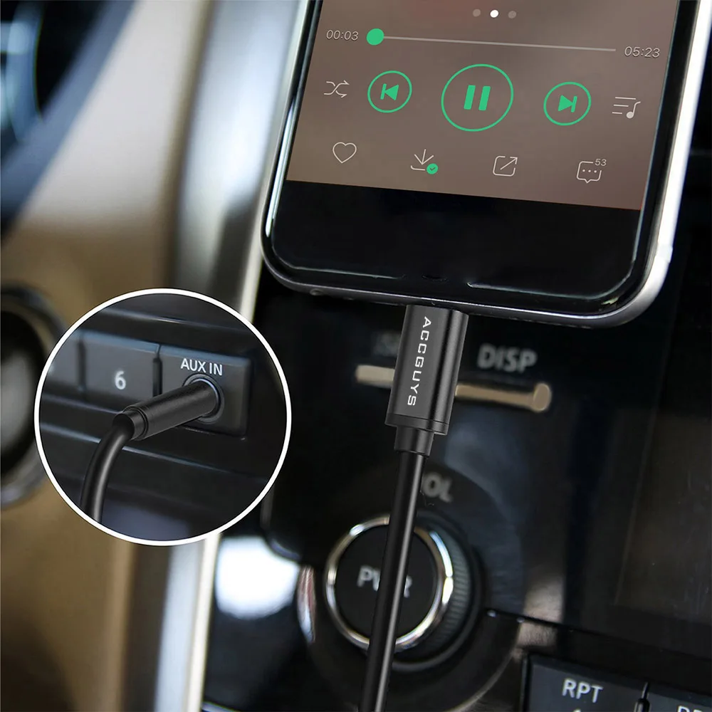 ACCGUYS 3,5 мм разъем для наушников адаптер Шнур для iPhone 7 8 Plus X XS музыкальный конвертер для iOS 11 адаптер для автомобильного радио аудио AUX кабель