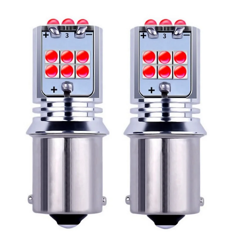 

2PCS 1156 BA15S P21W 7506 Super Bright Cree Chips LED Car Brake Bulb Auto Backup Reverse Lamp Daytime Running Light Turn Signals