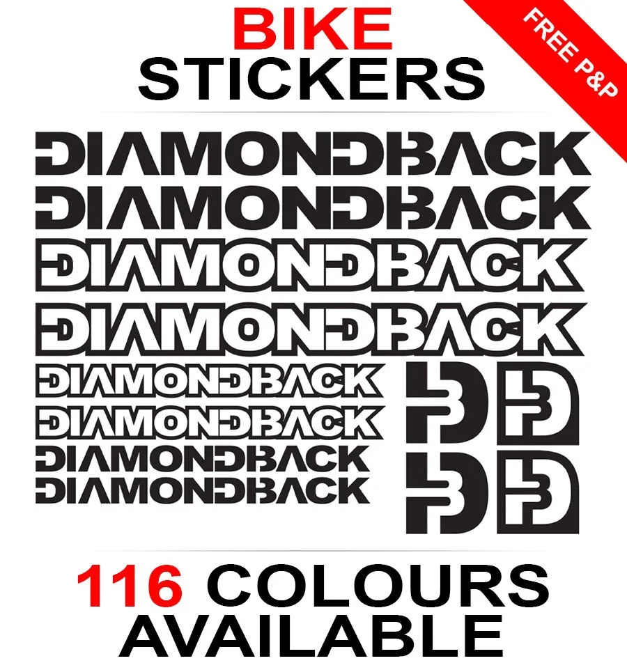 diamondback bmx decals