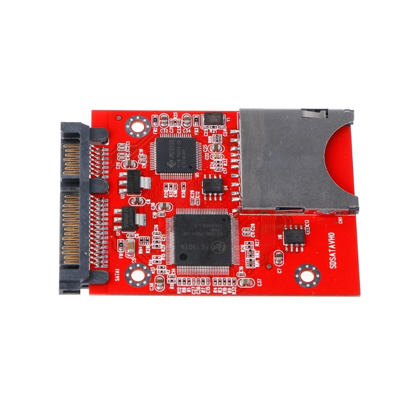 SD-SATA адаптер цифровой MMC SD SDHC безопасный адаптер SATA конвертер для Windows Linux Mac OS