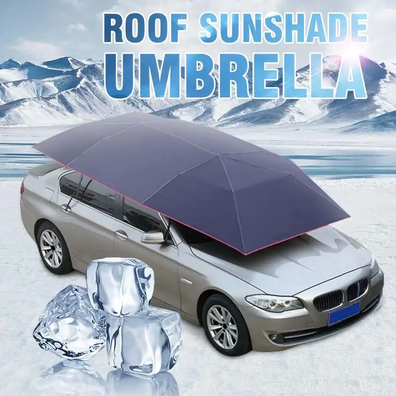 

450x230 400x210cm Car Tent Roof Cover Umbrella Oxford Cloth Sun Shade Shelter Outdoor UV Protection Without Skeleton No Bracket