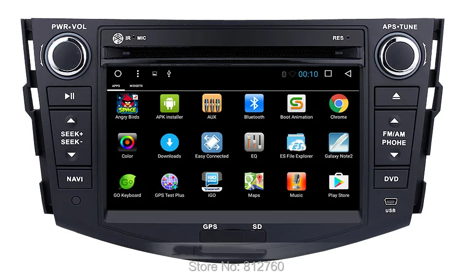 Best Octa core Android 8.1 car dvd player for Toyota RAV4 Rav 4 2007 2008 2009 2010 2011  2 din car radio gps navigation wifi 3G 1