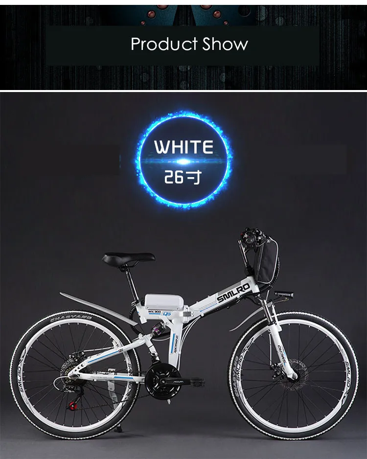 x-передний бренд 48 В 350 Вт литиевая батарея, электрический складной горный велосипед, электрический велосипед для езды на горном велосипеде